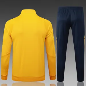 24-25 Boca Yellow Football Tracksuit Long Jacket Suits 2