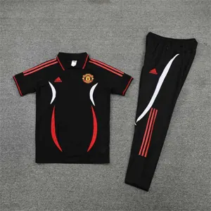 Manchester United Polo black and white-red 19