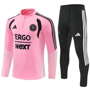 26-27 Inter Miami Mens Kit Pink Half Pull Training Suit Yupoo 7 6