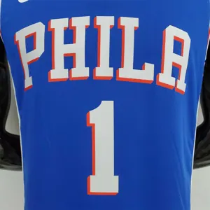 76ers Harden #1 V-Neck Blue 8