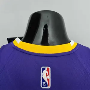 75th Anniversary Anthony #7 Los Angeles Lakers Jordan Purple NBA Jersey 6