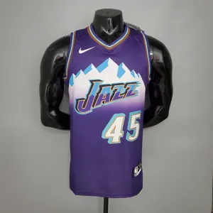 MITCHELL#45 Retro Jazz Snow Mountain Edition Purple