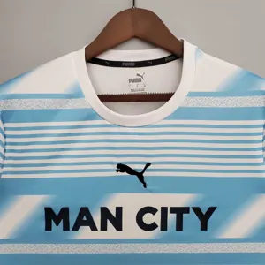 22-23 Manchester City pre-match training suit 4