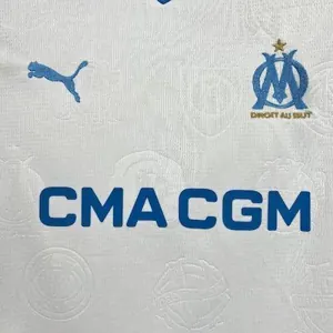 25-26 Olympique Marseille Home Kid Kits Youth Apparels Sino AAAAJersey Supply Yupoo 12