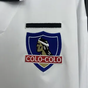 97-98 Colo Colo Home Retro Long Sleeve Kit Vintage Shirt AAAAJersey Dropship Yupoo 1