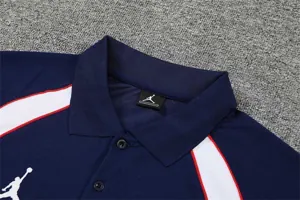 Polo Jordan PSG sapphire blue and white 3