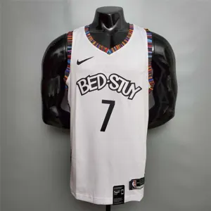 Durant #7 Brooklyn Nets City version white