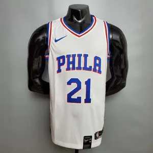 Embiid #21 Detroit Pistons white
