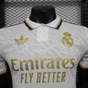 24-25 Real Madrid Originals White and Gold Kit Player Version Shirt AAAAJersey Supplier Yupoo 4