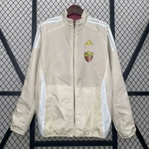 24-25 Roma Trench Coat Reversible Windbreaker Double-Sides Jacket AAAAJersey Supplier Yupoo 2