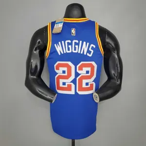 WIGGINS#22 75th Anniversary Warriors Blue 2