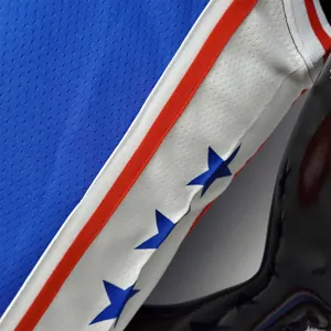 75th Anniversary Philadelphia 76ers HARDEN#1 Blue NBA Jersey 8