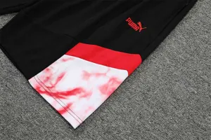 22-23 AC Milan vest training suit kit black red 1