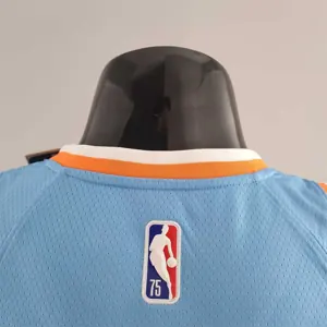 2022 WALL#11 Los Angeles Clippers City Edition NBA Jersey Blue 3
