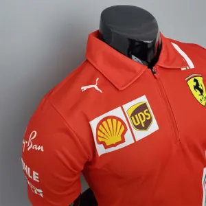 F1 Formula One; Ferrari racing suit Polo red 7