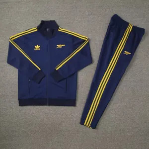 24-25 Arsenal Long Sleeve Kits Navy Jacket Suits Football AAAAJersey Supplier 1