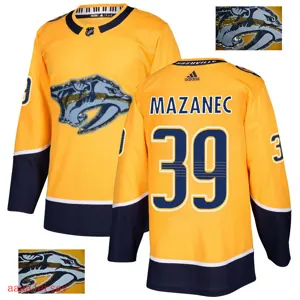 2018 Nashville Predators ice hockey jersey M-3XL 纳什维尔掠夺者队时尚亮片款冰球服 6