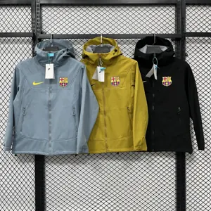 25-26 Barcelona hardshell jacket Kit Soccer Windbreaker AAAAJersey Supply Yupoo