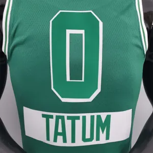 2022 season Tatum #0 Celtics City Edition Green 7
