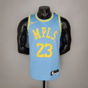2021 James#23 Lakers Minneapolis Edition Blue