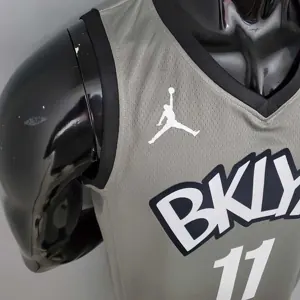 Irving #11 Brooklyn Nets City Edition Gray 4
