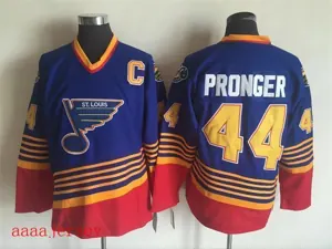 St. Louis Blues retro ice hockey jersey M-3XL 圣路易蓝调队复古冰球服 4