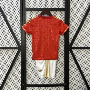 25-26 Bayern Munich 125th Anniversary Red Kid Kits Youth Apparels AAAAJersey Dropship Yupoo 1