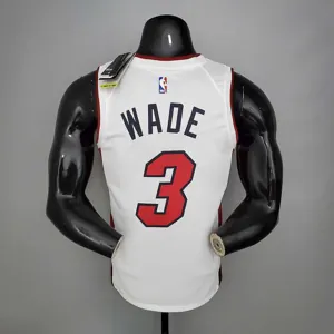 Miami Heat WADE#3 white 3