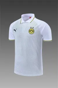Polo Dortmund grey and white stripes 6
