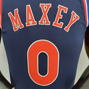 2022 Philadelphia 76ers MAXEY#0 City Edition 2