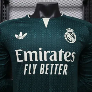 26-27 Real Madrid Away Kit Player Version Football Long Sleeve Shirt AAAAJersey Supply Yupoo 9 12