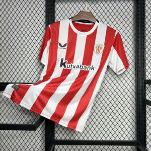 24-25 Athletic Bilbao Home Kit Football Apparels Sport AAAAJersey Yupoo 2