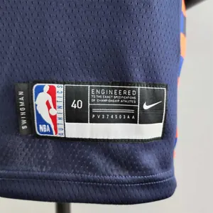 New York Knicks Barrett #9 Striped NBA Jersey 6