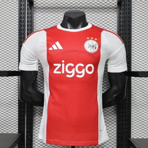 26-27 Ajax Mens Home Kit Soccer Player Version T-Shirt AAAAJersey Supply Yupoo 7