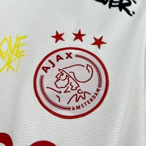 25-26 Ajax Bob Marley White Special Edition Shirt AAAAJersey Supplier Yupoo 1