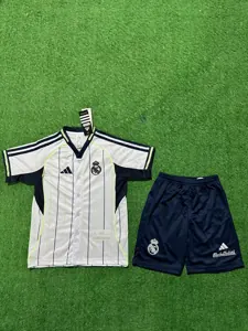25-26 Real Madrid US Pack Shirt Kids Kit Soccer Apparels AAAAJersey Supply Yupoo