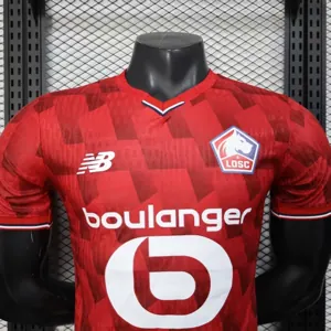 25-26 Lille Home Kit Player Version Soccer Shirt ete Sport AAAAJersey Factory Yupoo 1