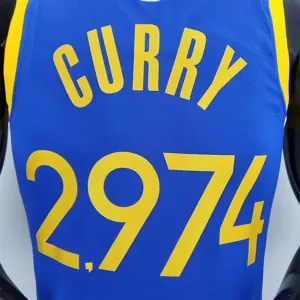 75th Anniversary Curry #2974 Warriors Blue 8