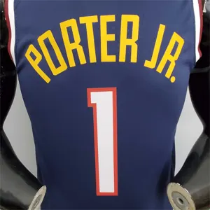Nuggets Porter jr.#1 Navy Blue 3