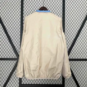 2024 Tigres UANL Beige&Blue Trench Coat Reversible Windbreaker Double-Sides Jacket 3