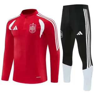 2026 Spain Mens Kit Red Half-Pull Training Suit Yupoo 7 2