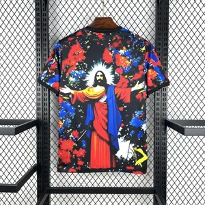 2025 Brazil Cristo Redentor Colorful Special Edition T-Shirt Football Apparels Soccer AAAAJerse 3