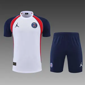 22-23 PSG training suit short sleeve kit White Blue Red 5