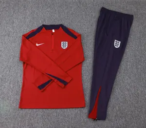 2024 England Long Sleeve Training Suit Football Shirts 1