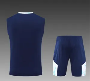 22-23 Manchester City vest training suit kit Royal Blue 8
