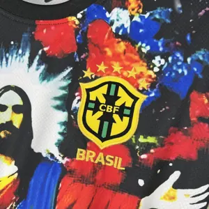 2025 Brazil Cristo Redentor Colorful Special Edition T-Shirt Football Apparels Soccer AAAAJerse 1