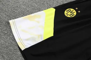 22-23 Dortmund vest training suit kit black and white 19