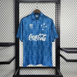 93-94 Cruzeiro Home S-XXL football t-shirt
