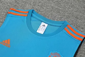 22-23 Manchester United vest training suit kit Blue 4