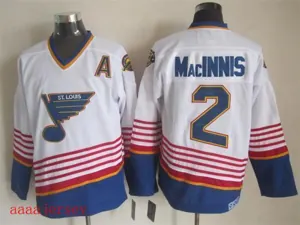 St. Louis Blues retro ice hockey jersey M-3XL 圣路易蓝调队复古冰球服 3